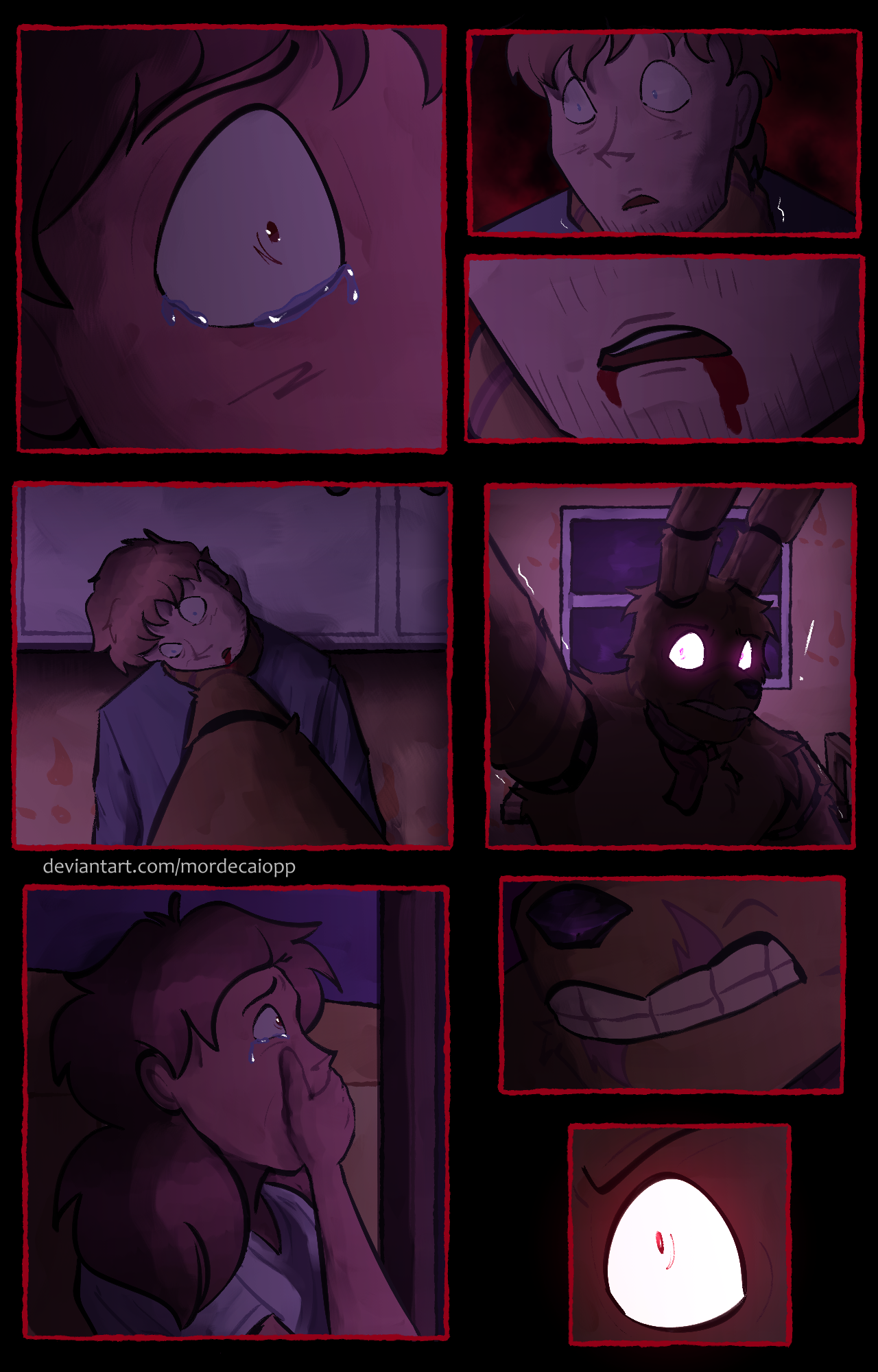 Springtrap Comic Springtrap and Deliah The Dark Ending PAGE 194 by Mordecaiopp on DeviantArt