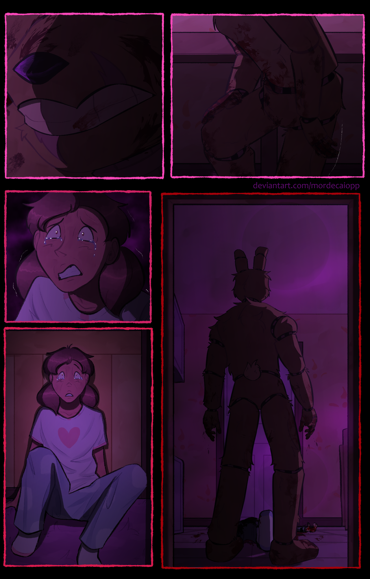 Spring Trap Comic Springtrap and Deliah The Dark Ending PAGE 198 by Mordecaiopp on DeviantArt