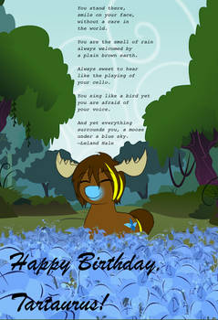 Happy Birthday Tartaurus!/Blue Moose