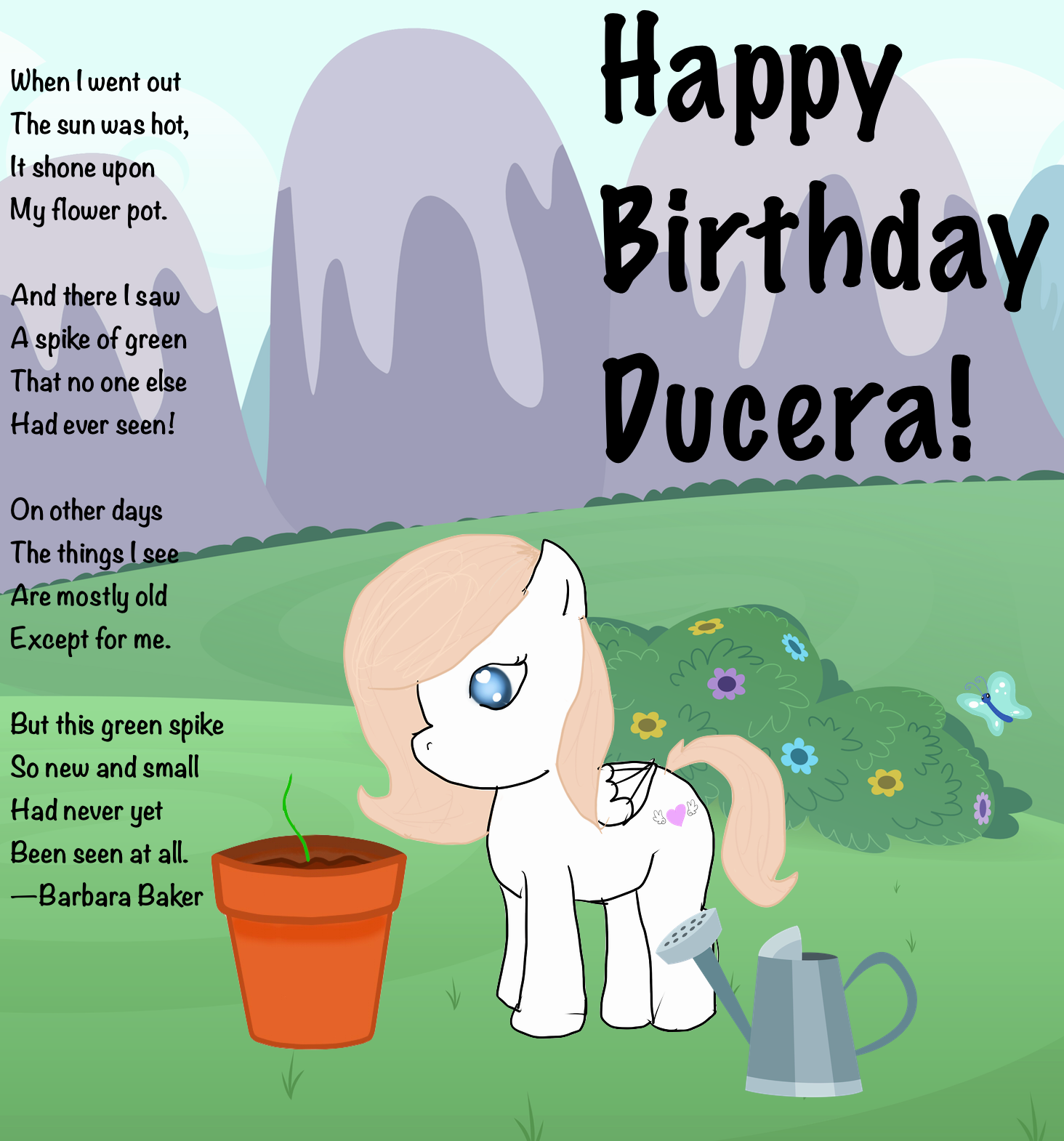 Happy Birthday Ducera!/A Spike of Green