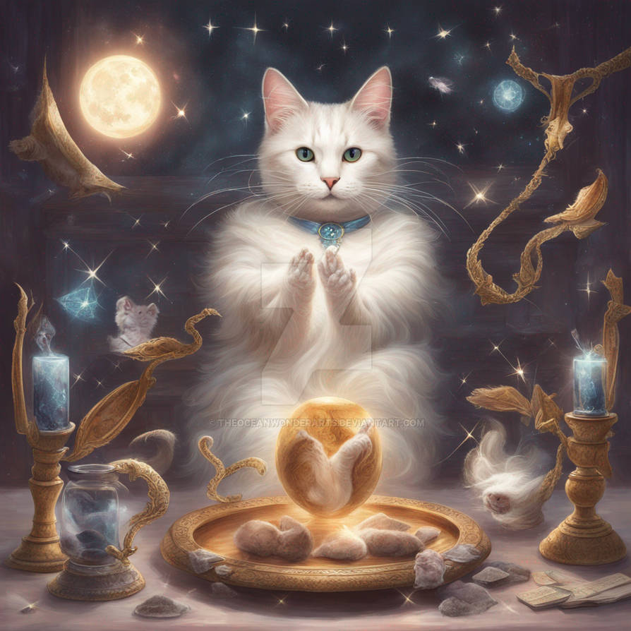 Cat Magic by TheOceanWonderArts on DeviantArt