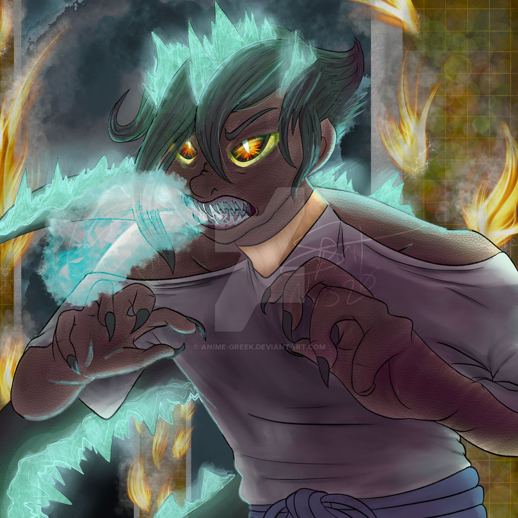 Humanized Godzilla Humanoid Godzilla (Redraw) by Anime-Greek on DeviantArt
