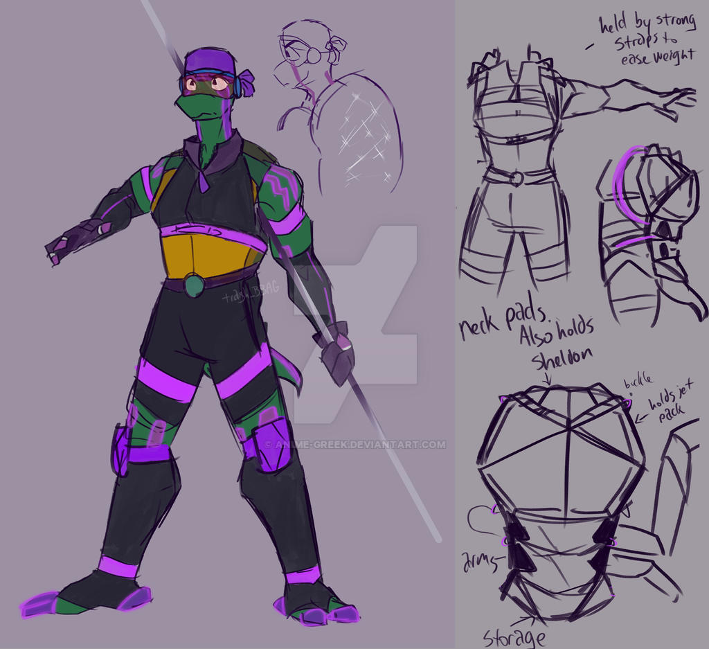 ROTTMNT | Donnies Mission Suit (ClanAU) by Anime-Greek on DeviantArt