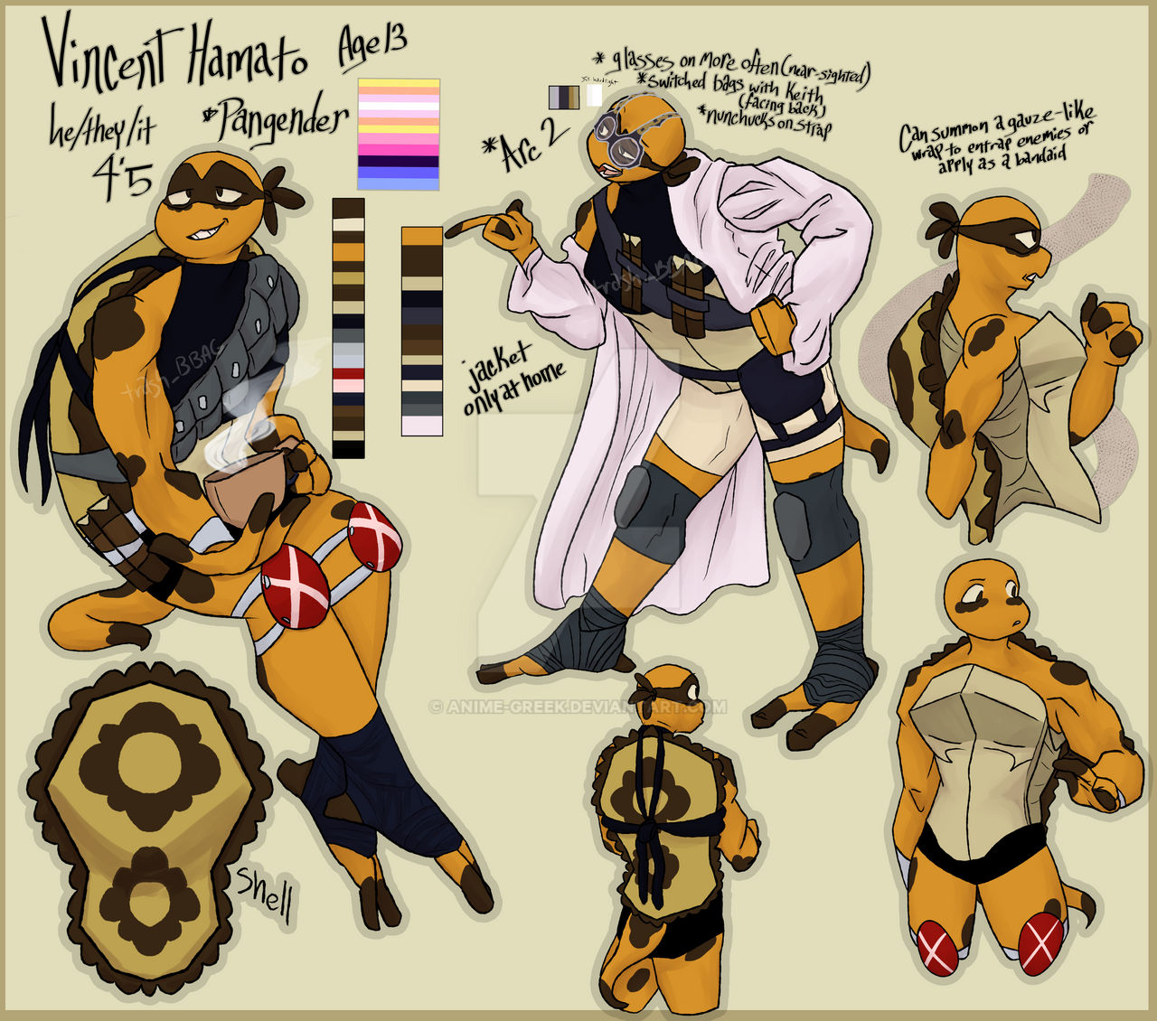 Karben Rottmnt Oc ROTTMNT OC | Vincent Hamato (clan AU) by Anime-Greek on DeviantArt