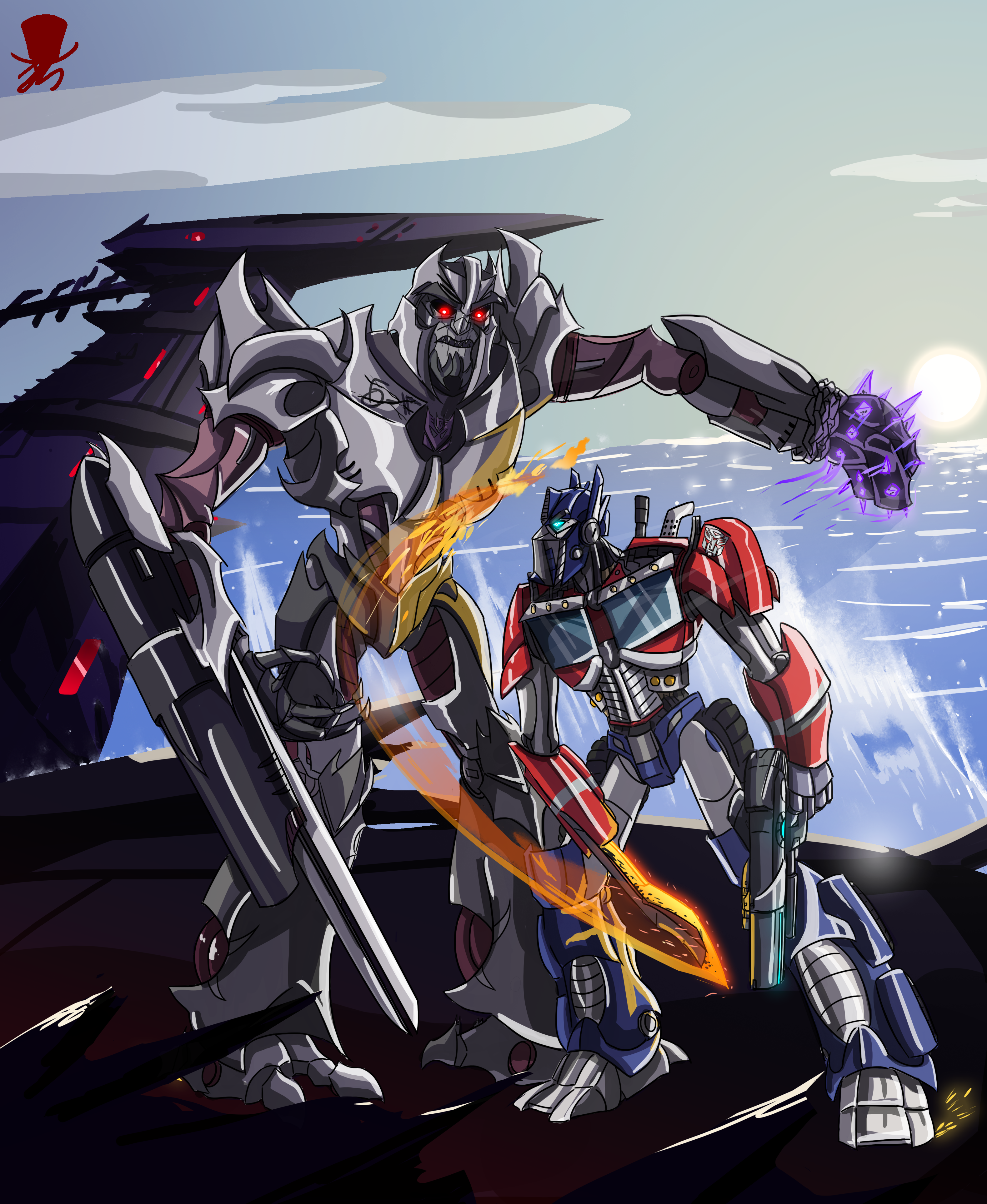 Transformers one shall stand one shall outlet fall