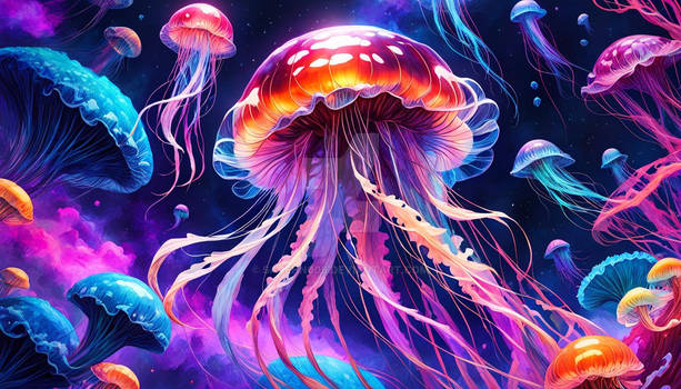 Beaded Jellyfish by MagentaRoseOrchid on DeviantArt