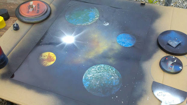 spray paint art.