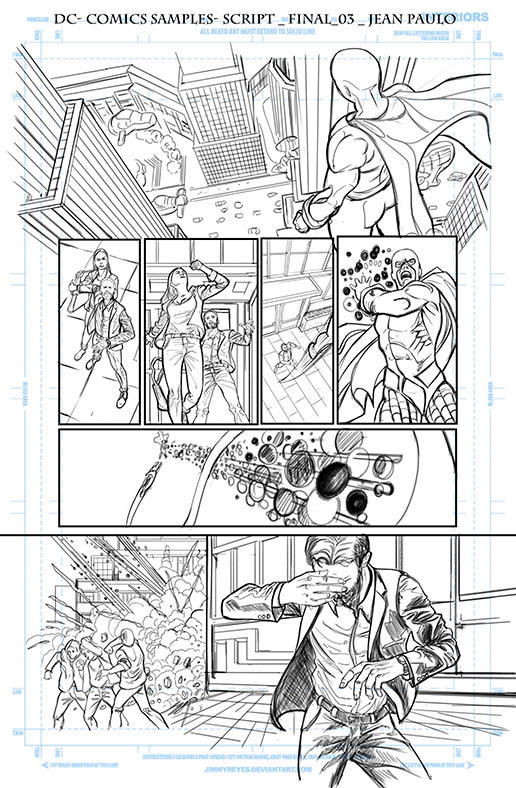 Dc Script Design Dc- Comics Samples- Script Final 03 Jean Paulo by urandiba on DeviantArt