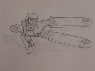 Oh my god. I had to draw a can opener for school.