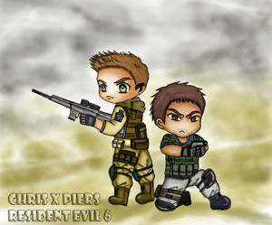 Chris x Piers Chibi