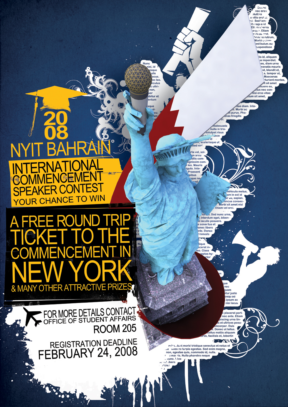 NYIT Speaker Contest Poster