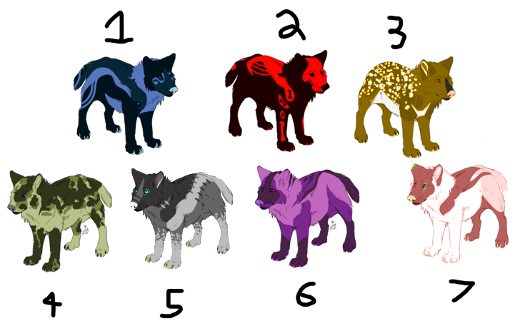 Canine Adopts (OPEN) (PRICE REDUCED) (3/7)