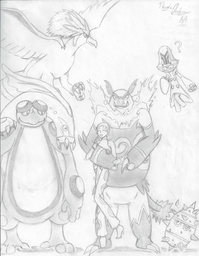 Pokemon: My Unova Team by Just4Fun02 on DeviantArt