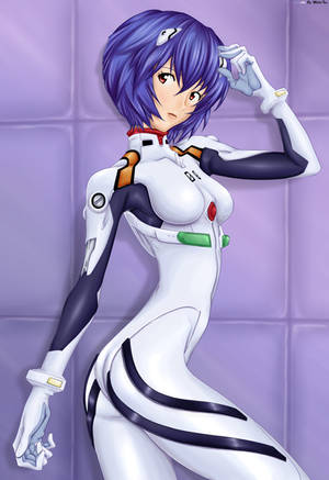 Rei Ayanami in Plugsuit by bardiel66