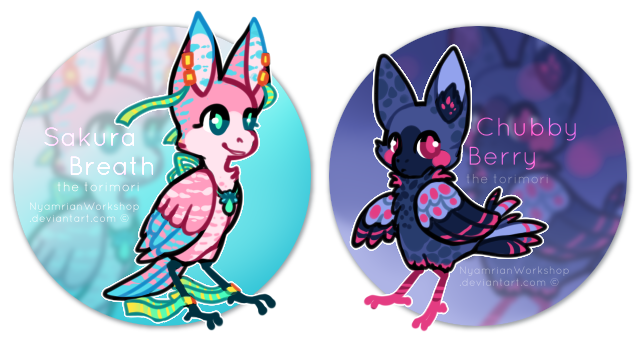 {closed} {Torimori} Pink and Blue