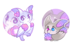 {closed} {Torimori Auction} Poodle Bunnies by Alisenokmice