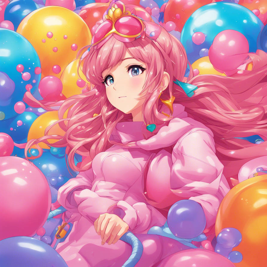 Latex princess girl trapped in blow up inflatable by trex1495 on DeviantArt