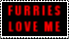 Furry Love - Stamp