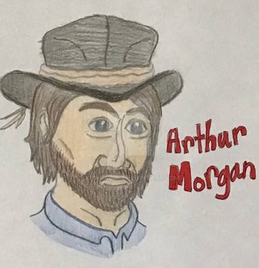 Arthur Morgan Portrait, pencil- age 23 by GabbityGabby on DeviantArt