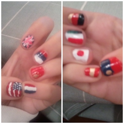 Hetalia Nails