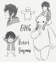 Big Hero 6 doodles