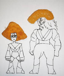 Peridorito and Big buff cheeto puff