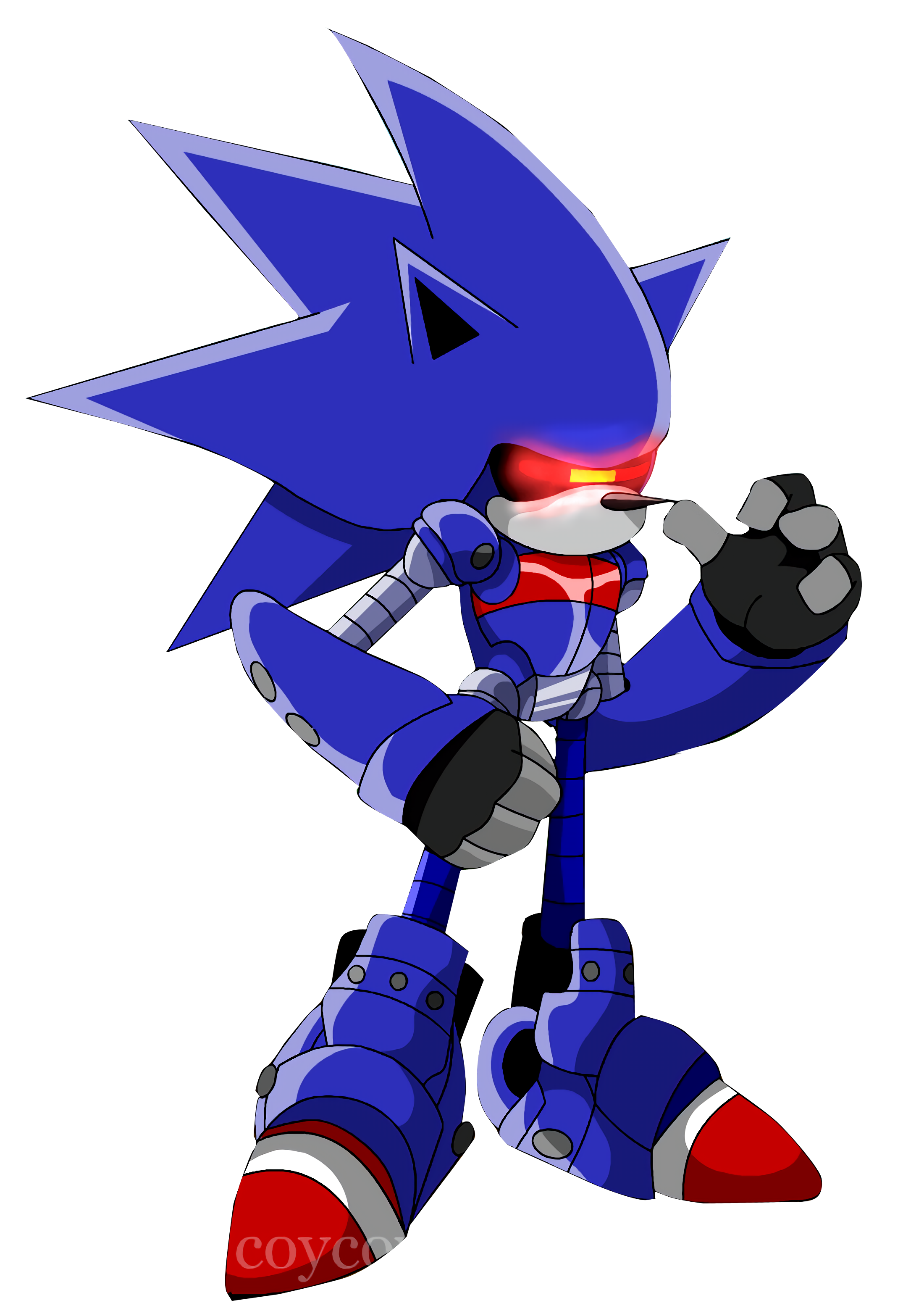 Mecha Sonic concept by Sweecrue on DeviantArt