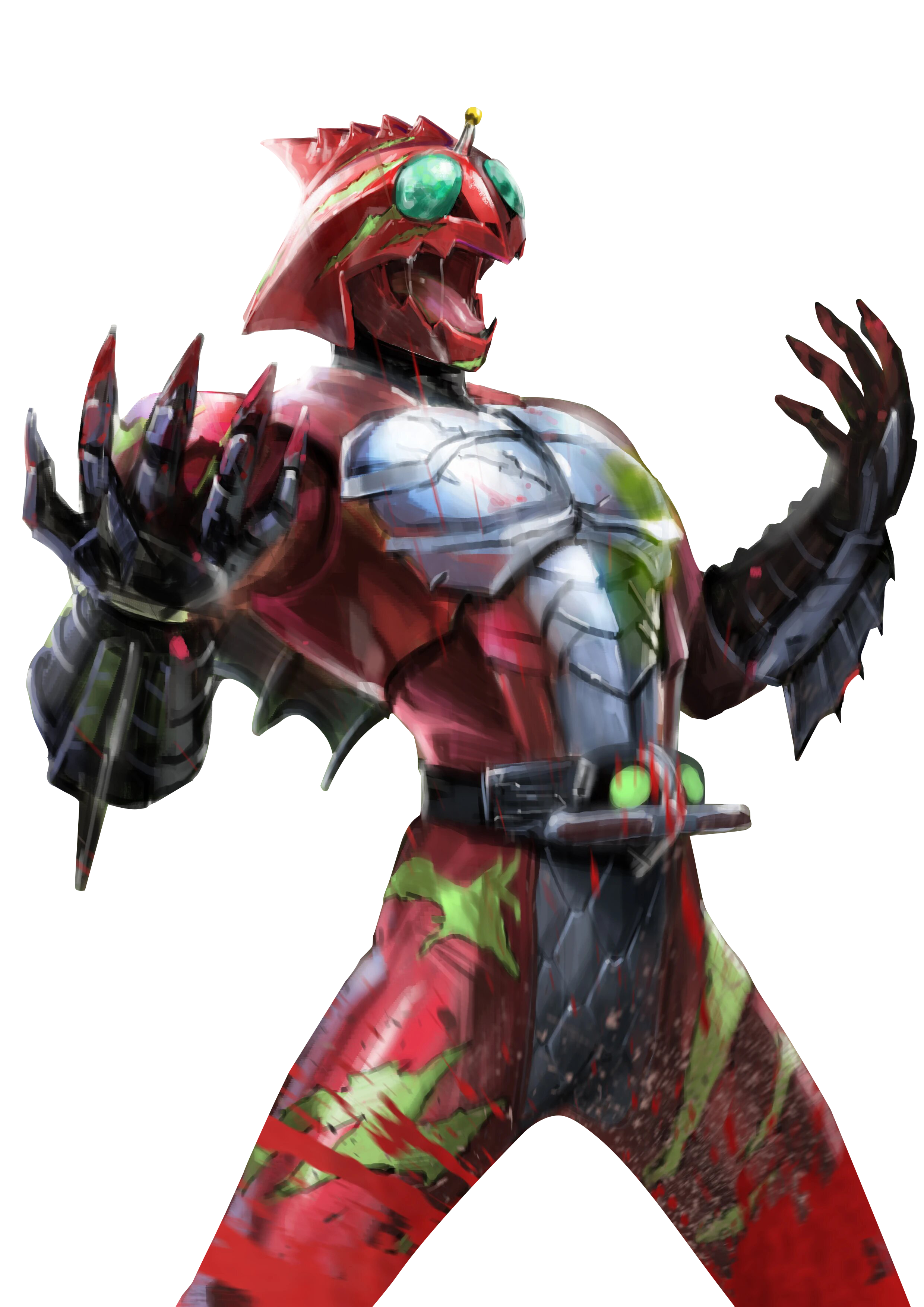 Hamem Rider Kamen Rider Amazon Alpha Render 2 by Techno3456 on DeviantArt
