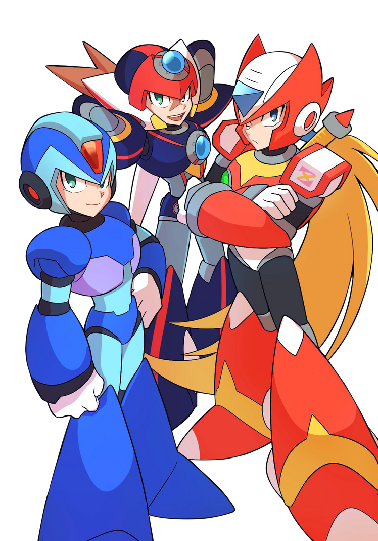 Axl Inigo X, Zero And Axl Render by Techno3456 on DeviantArt