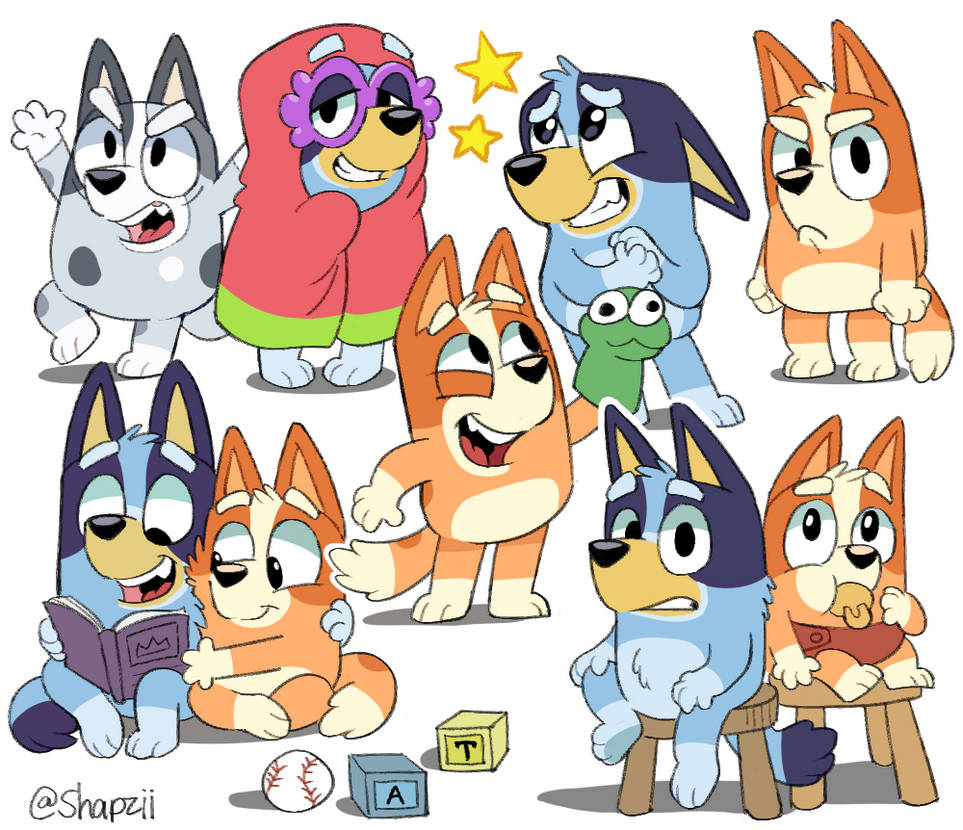 Bluey By Shapsi On DeviantArt bluey-by-shapsi-on-deviantart