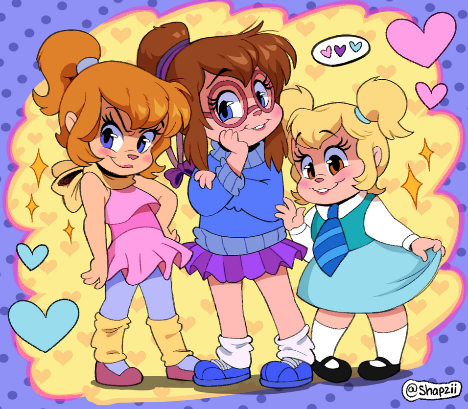 The Chipettes by shapsi on DeviantArt