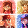 Gravity Falls_ Pines Family Profile Pic