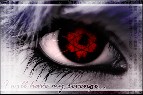 Sasuke- I will have my revenge