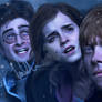 Harry Hermione and Ron