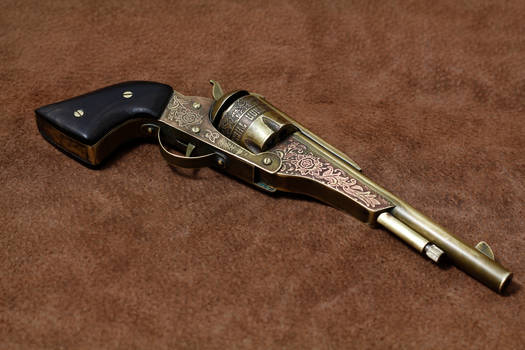 Sandalwood grips revolver