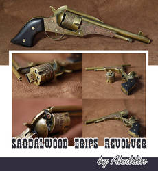 Sandalwood grips revolver