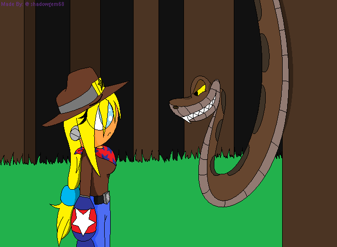 Whipwoman and Kaa