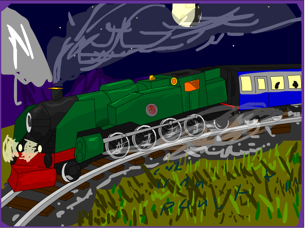 Night train by Cast-ironDonut13 on DeviantArt