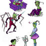 Invader Zim doodle sheet