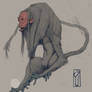 Seated Simian