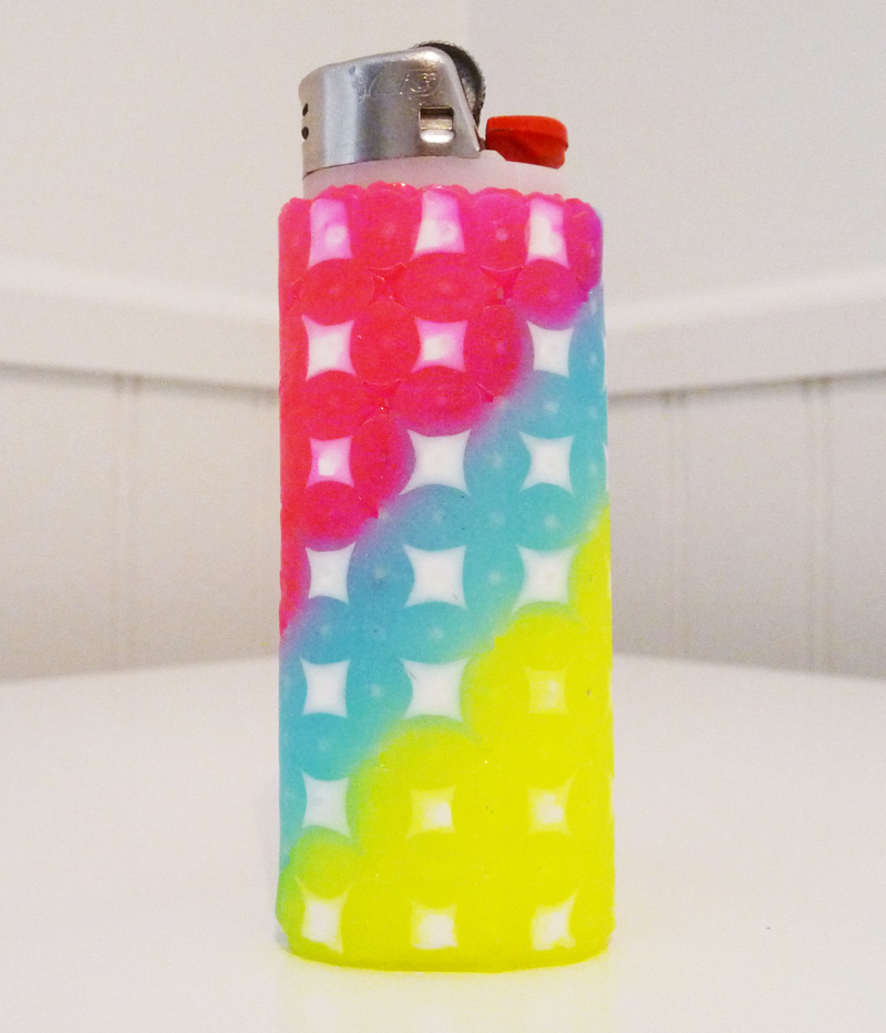 Perler Bead LIghter Case