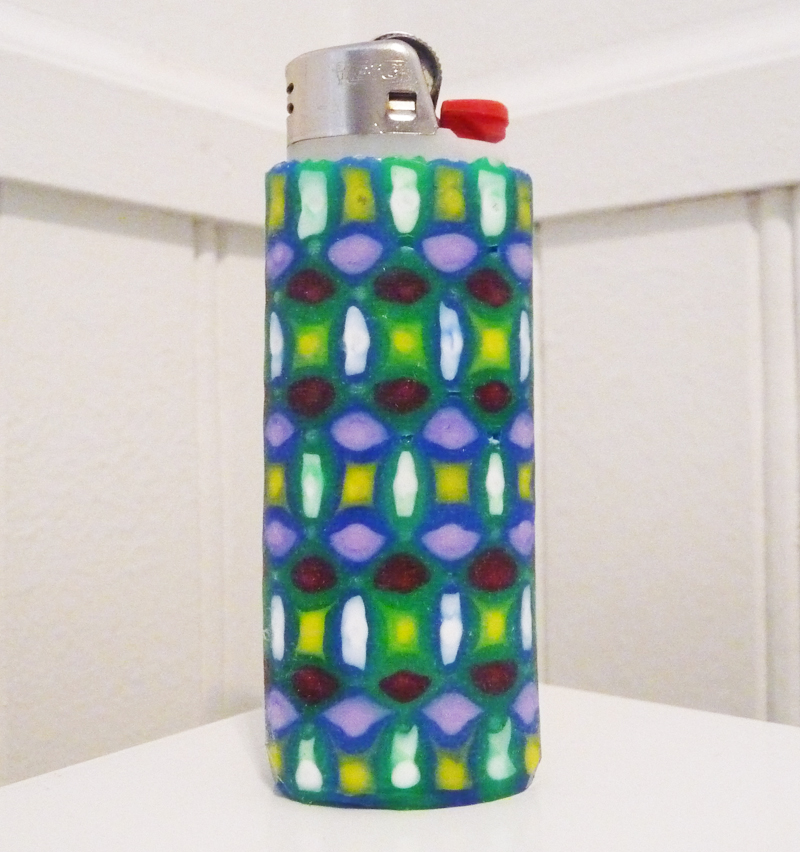 Perler Bead Lighter Case