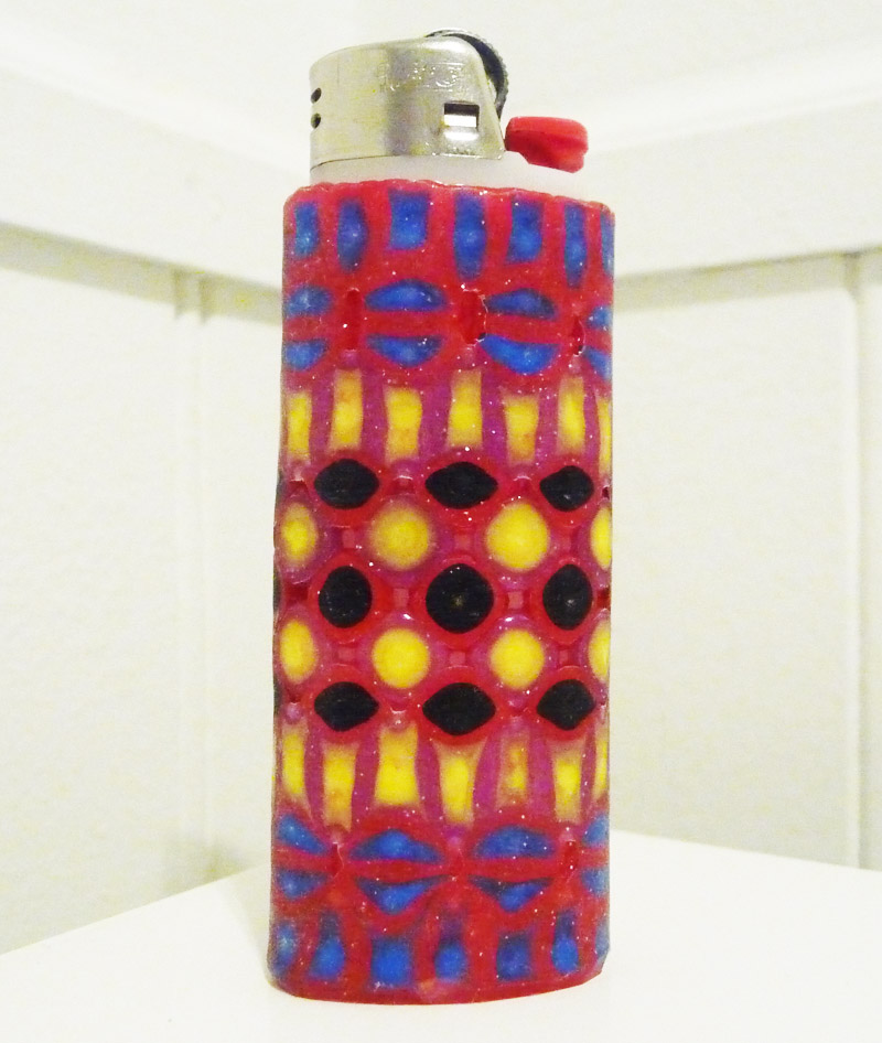 Perler Bead Lighter Case