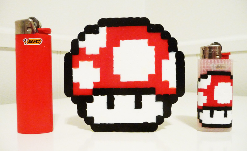 Mini BIC Super Mario Mushroom LIGHTER CASE - hama