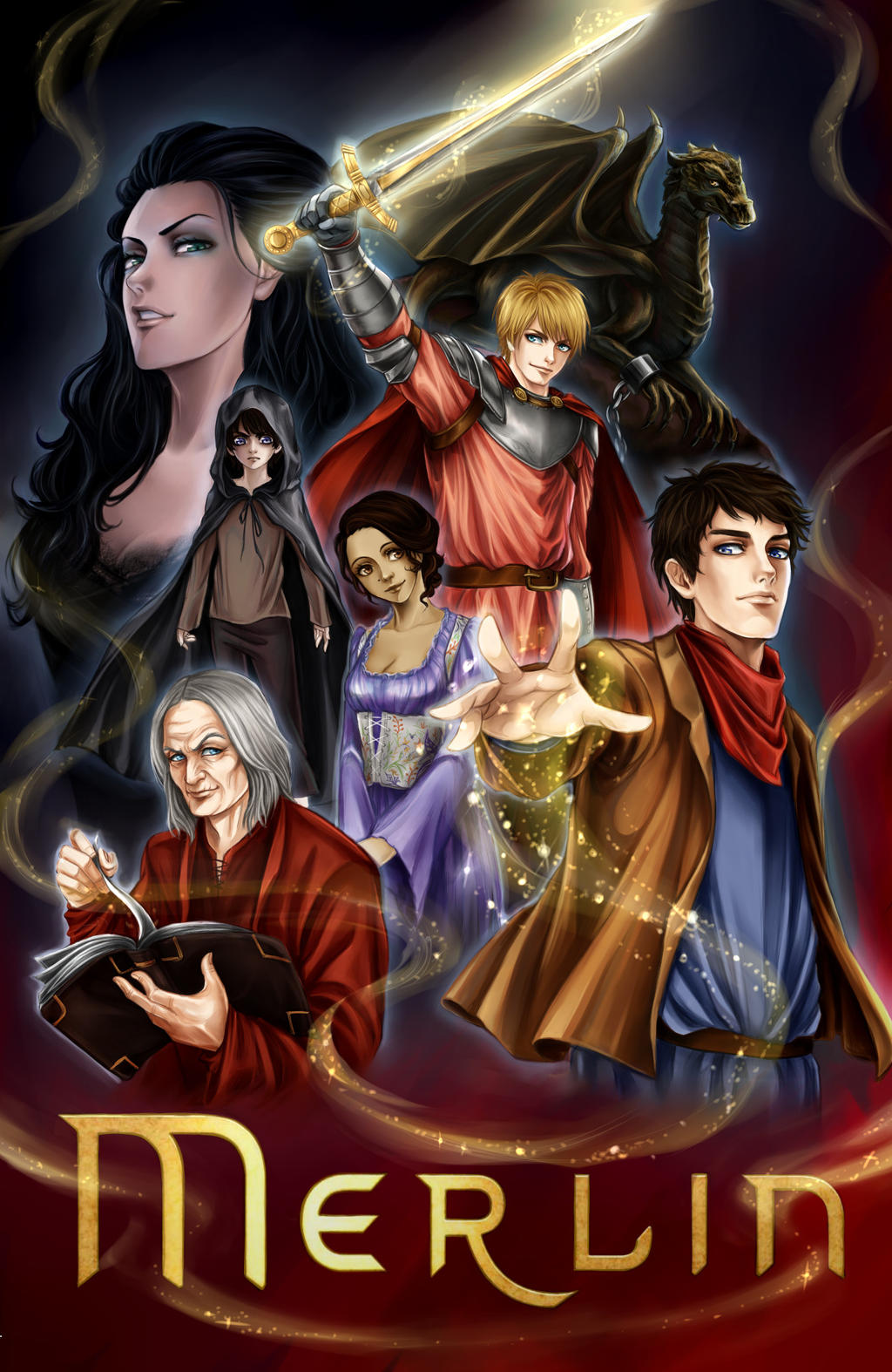 Merlin Color Merlin by AireensColor on DeviantArt