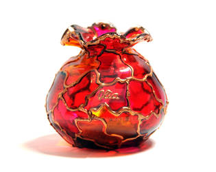 Small Vase with Ruffled Edge by ArtByOlia