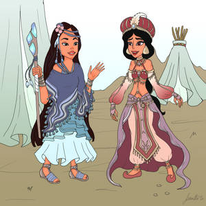 Pocahontas and Jasmine in Republic of Wasteland st