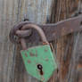 Old door and lock 