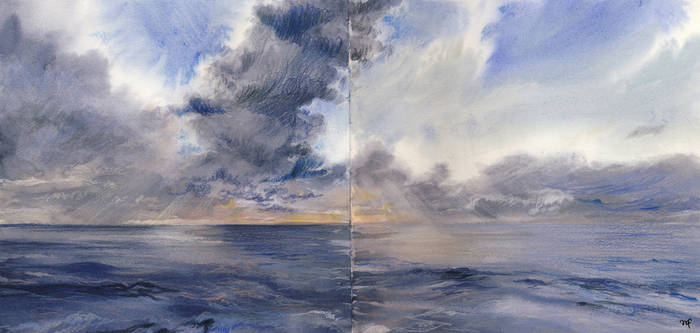 Seascape from my sketchbook