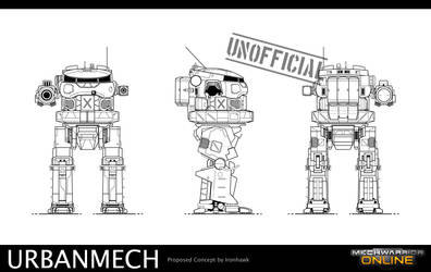 UrbanMech Concept Ortho View